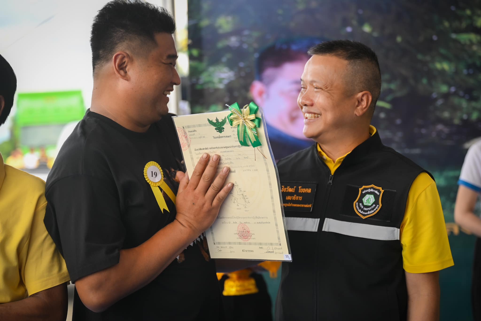 มกอช.ร่วมลงพื้นที่ติดตามการตรวจราชการของศาสตราจารย์ ดร.นฤมล ภิญโญสินวัฒน์ รัฐมนตรีว่าการกระทรวงเกษตรและสหกรณ์  บริเวณโครงการบรรเทาอุทกภัยเมืองจันทบุรี อันเนื่องมาจากพระราชดำริ (คลองภักดีรำไพ)